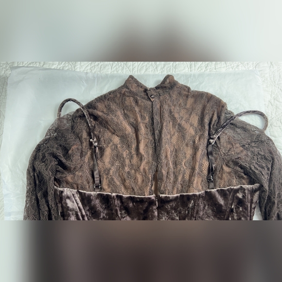 Brown Velvet House of CB 'Marica'- XL (Fuller Cup) - Picture 10 of 13